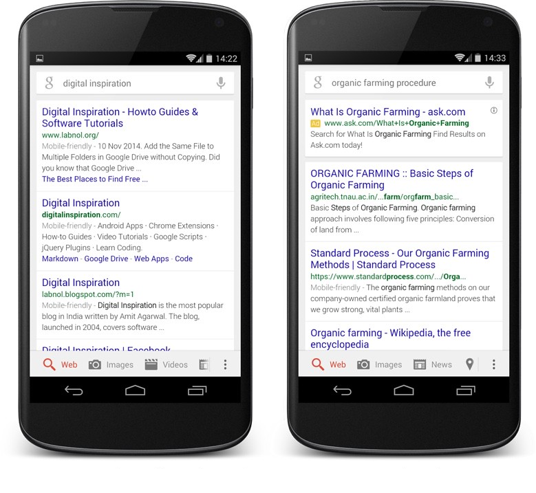 Mobile Friendly Website
